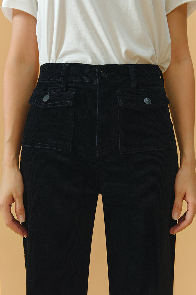 Hey Joanie 80's Baggy Corduroy Pants in Friday I'm in Love view 8 - Hey Joanie Jeans (bottom)