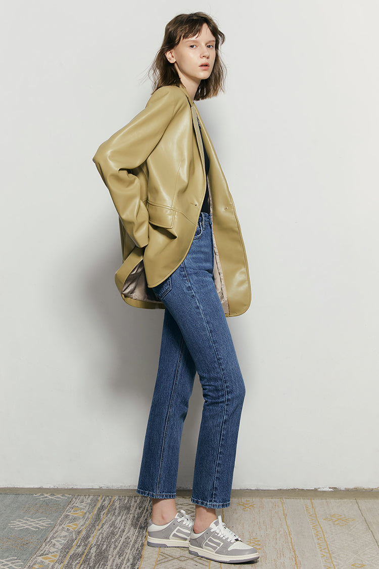Hey Joanie Activity Grrrl High Rise Kick Crop Jeans in Once in Lifetime view 4 - High-Waisted - Hey Joanie Jeans Review