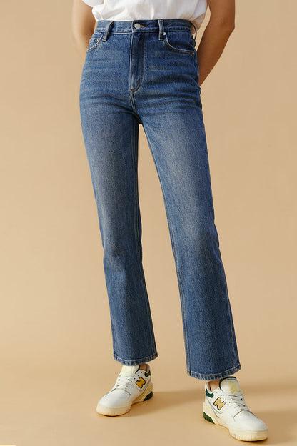 Hey Joanie Activity Grrrl High Rise Kick Crop Jeans in Sunshine Of Your Love view 5 - High-Waisted - Hey Joanie Jeans Review