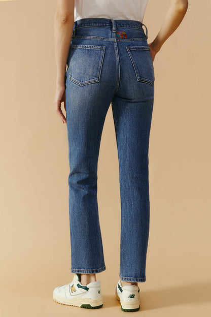 Hey Joanie Activity Grrrl High Rise Kick Crop Jeans in Sunshine Of Your Love view 7 - High-Waisted - Hey Joanie Jeans Review