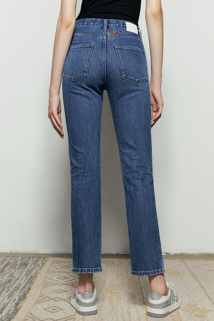 Hey Joanie Activity Grrrl High Rise Kick Crop Jeans in Once in Lifetime view 7 - High-Waisted - Hey Joanie Jeans Review