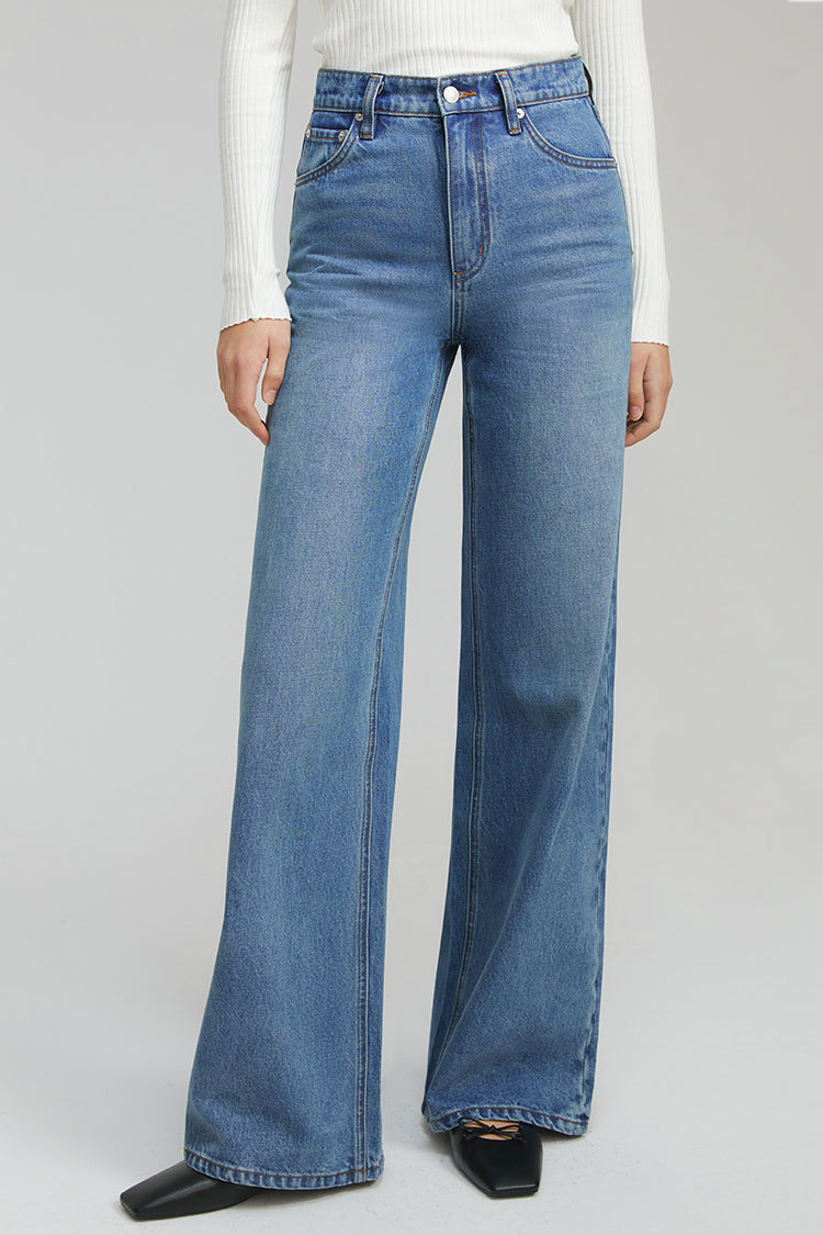 Hey Joanie Angeles High Rise Baggy Jeans in I Will Follow view 5 - High-Waisted - Hey Joanie Jeans Review (bottom)
