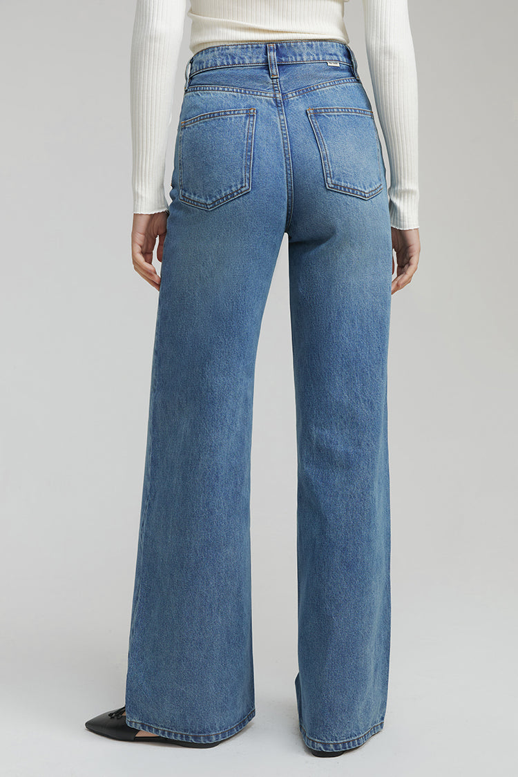 Hey Joanie Angeles High Rise Baggy Jeans in I Will Follow view 7 - High-Waisted - Hey Joanie Jeans Review (bottom)