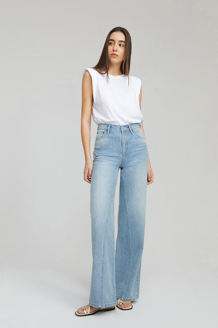 Hey Joanie Angeles High Rise Baggy Jeans in Torn - High-Waisted - Hey Joanie Jeans Review (bottom)