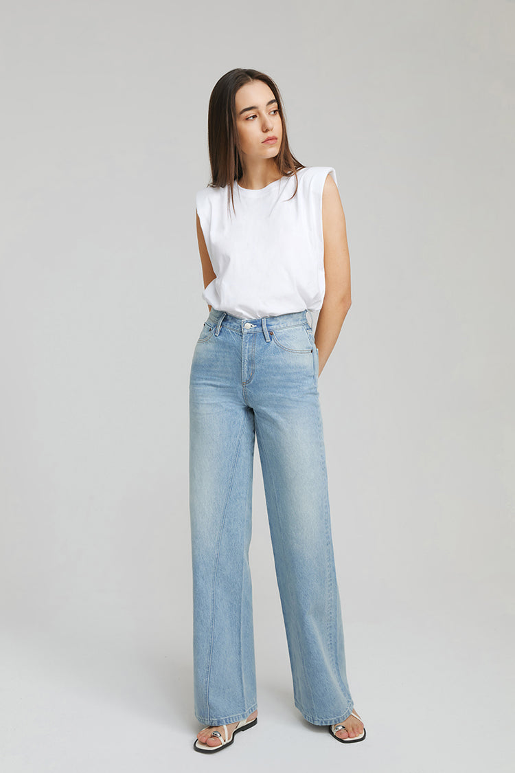 Hey Joanie Angeles High Rise Baggy Jeans in Torn view 3 - High-Waisted - Hey Joanie Jeans Review (bottom)