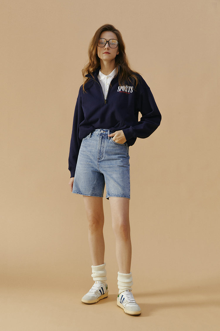 Hey Joanie Angeles High Rise Shorts in Be My Baby - High-Waisted (bottom)