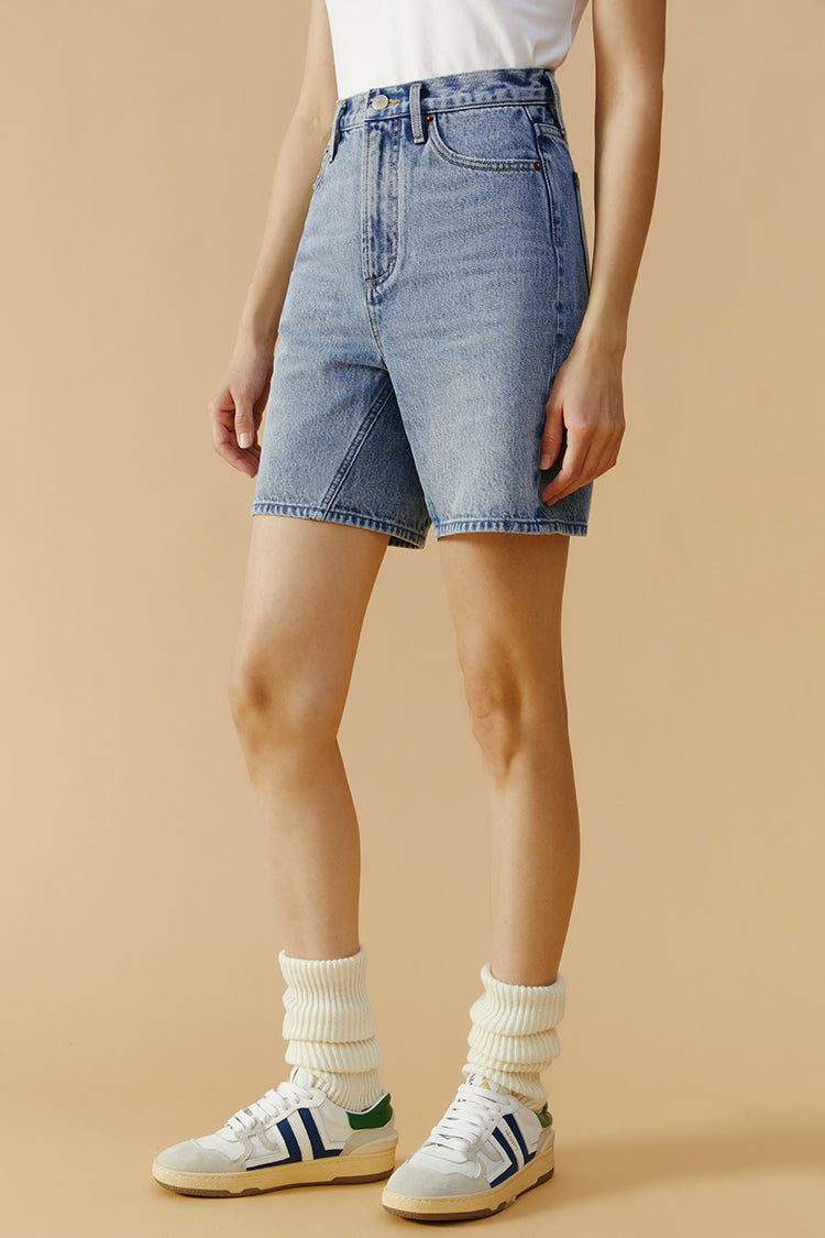 Hey Joanie Angeles High Rise Shorts in Be My Baby view 6 - High-Waisted (bottom)