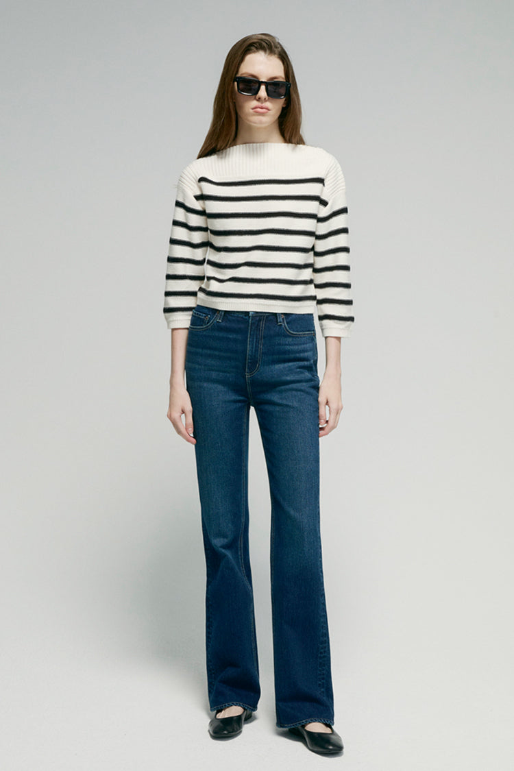 Hey Joanie Barbara High Rise Bootcut Jeans in Freedom - High-Waisted - Hey Joanie Jeans Review (bottom)