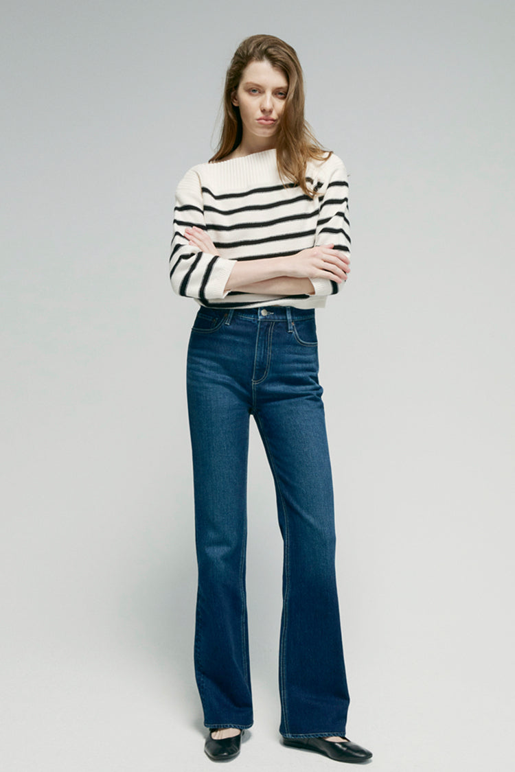 Hey Joanie Barbara High Rise Bootcut Jeans in Freedom view 14 - High-Waisted - Barbara High Rise Jeans (bottom)