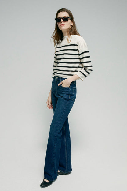 Hey Joanie Barbara High Rise Bootcut Jeans in Freedom view 15 - High-Waisted - Barbara High Rise Jeans (bottom)