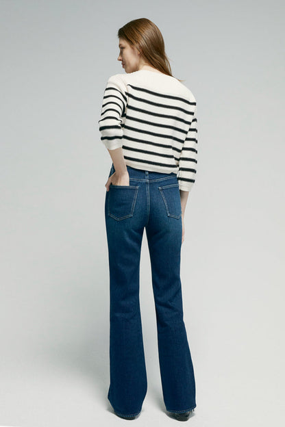 Hey Joanie Barbara High Rise Bootcut Jeans in Freedom view 5 - High-Waisted - Hey Joanie Jeans Review (bottom)