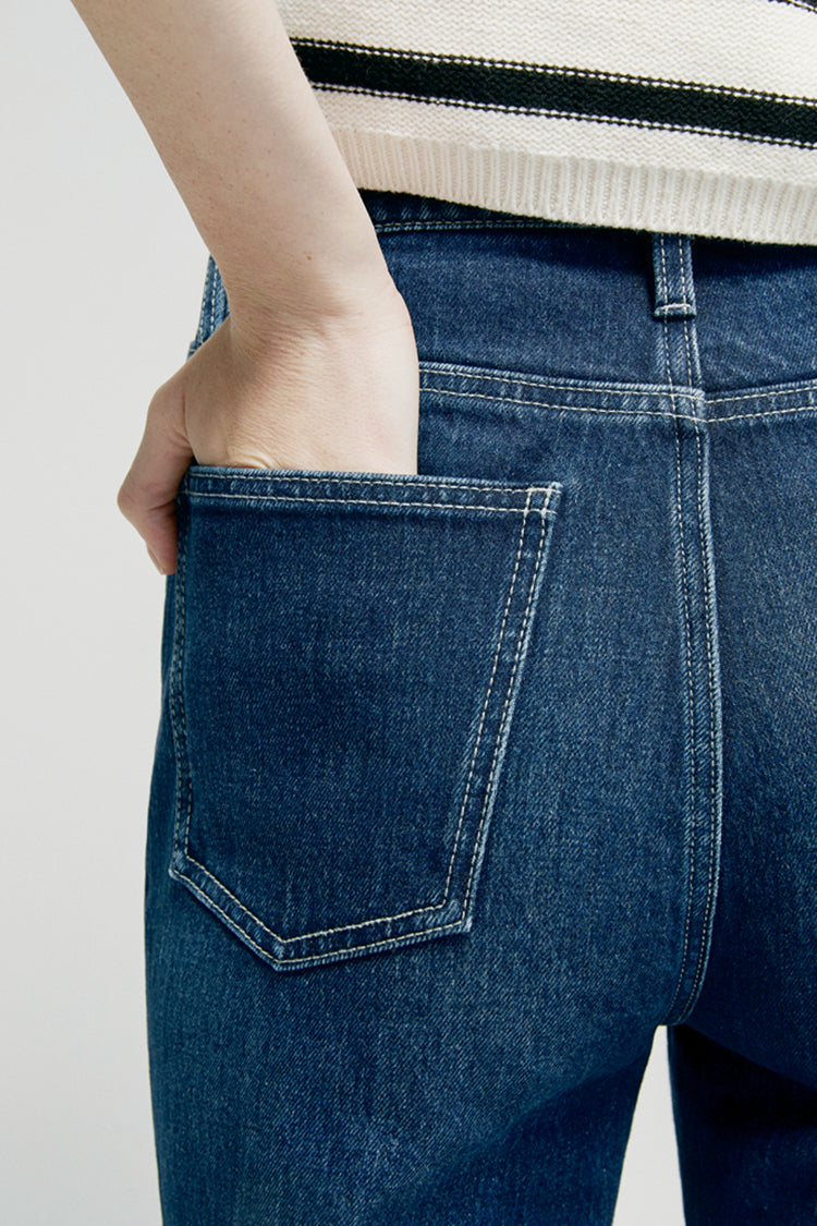 Hey Joanie Barbara High Rise Bootcut Jeans in Freedom view 9 - High-Waisted - Hey Joanie Jeans Review (bottom)