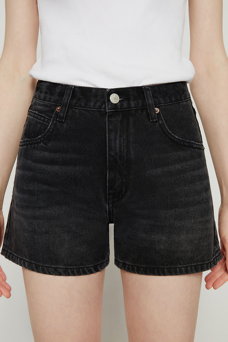 Hey Joanie Boyish Vintage High Rise Shorts view 8 - High-Waisted (bottom)