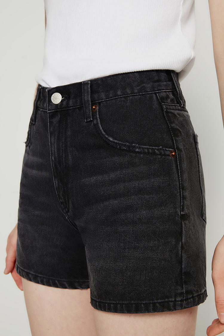 Hey Joanie Boyish Vintage High Rise Shorts view 9 - High-Waisted (bottom)