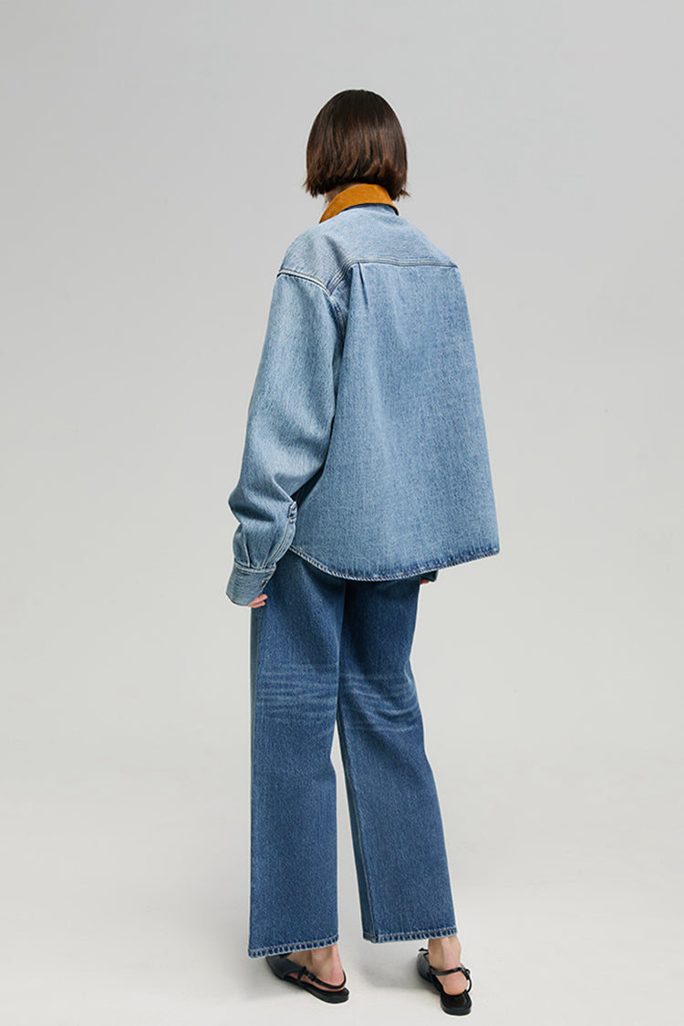 Hey Joanie California Sunset Denim Shirt view 5 (top)
