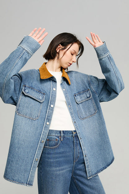 Hey Joanie California Sunset Denim Shirt view 7 (top)