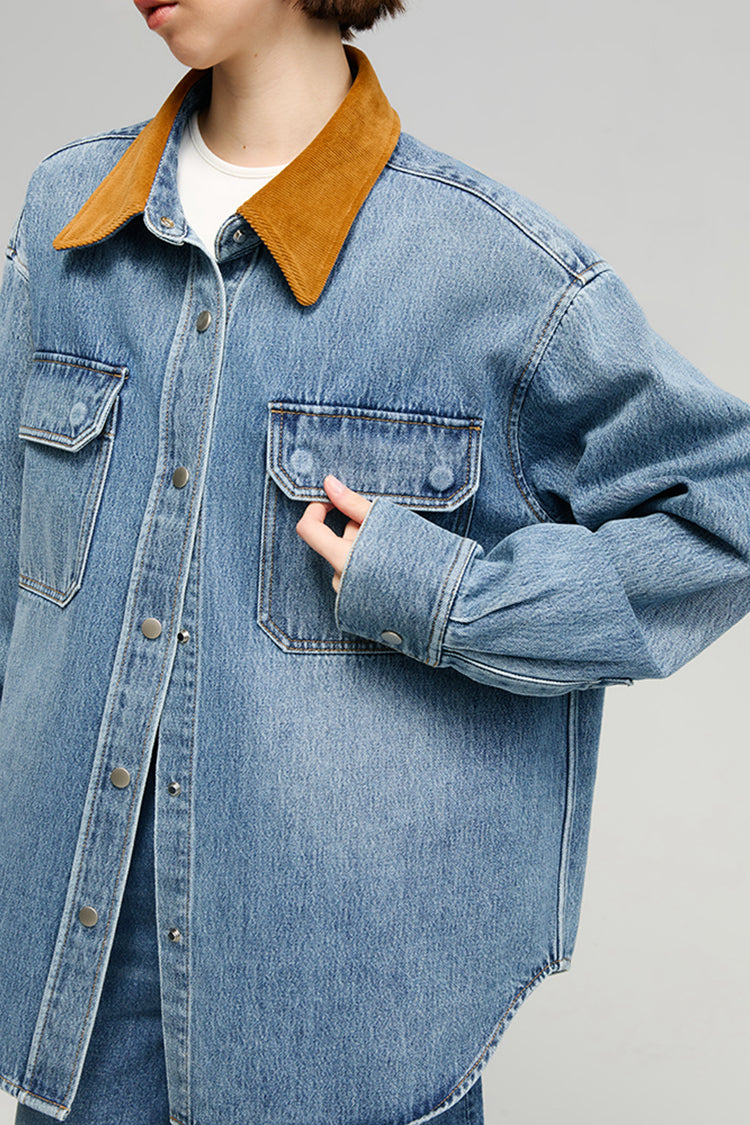 Hey Joanie California Sunset Denim Shirt view 8 (top)
