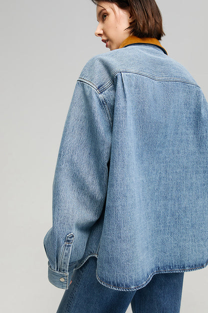 Hey Joanie California Sunset Denim Shirt view 9 (top)