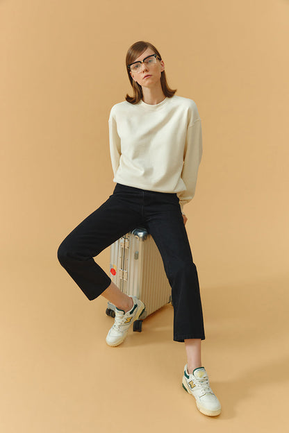 Hey Joanie Chelsea High Rise Straight Crop Jeans in Time of The Season view 13 - High-Waisted - Hey Joanie Jeans Review