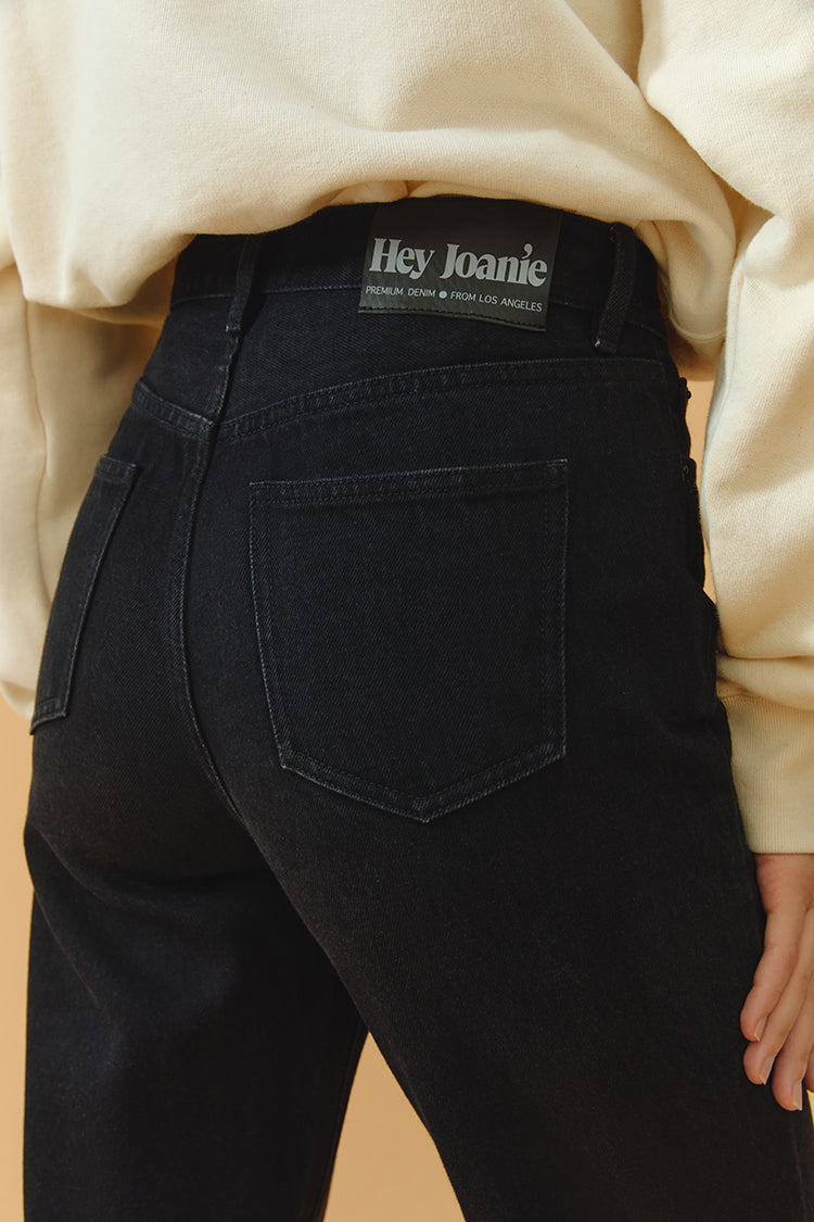 Hey Joanie Chelsea High Rise Straight Crop Jeans in Time of The Season view 19 - High-Waisted - Hey Joanie Jeans Review