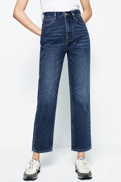 Hey Joanie Chelsea High Rise Straight Crop Jeans in Let's Stay Together view 5 - High-Waisted - Hey Joanie Jeans Review