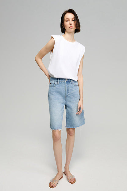 Hey Joanie Coastal Breeze 90's Bermuda Shorts in I Want You Back (bottom)