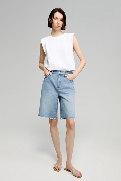 Hey Joanie Coastal Breeze 90's Bermuda Shorts in I Want You Back view 2 (bottom)