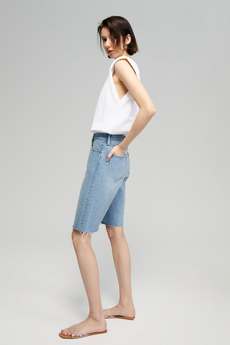 Hey Joanie Coastal Breeze 90's Bermuda Shorts in I Want You Back view 4 (bottom)