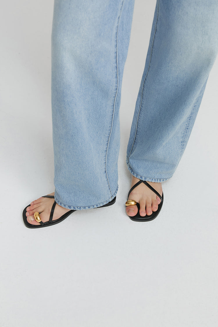 Hey Joanie Coney Island Whitefish High Rise Wide Jeans in Bye Bye Love view 10 - High-Waisted - Hey Joanie Jeans Review