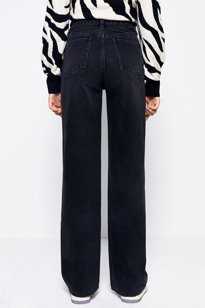 Hey Joanie Coney Island Whitefish High Rise Wide Jeans in Hey Jude view 17 - High-Waisted - Hey Joanie Jeans Review