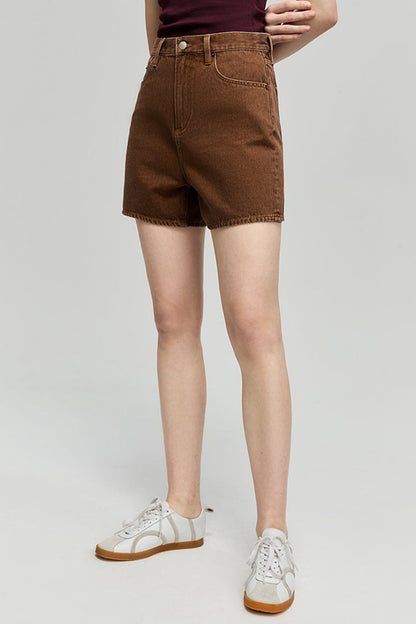 Hey Joanie Easy Buckle Shorts in Brown Sugar Again view 6 (bottom)