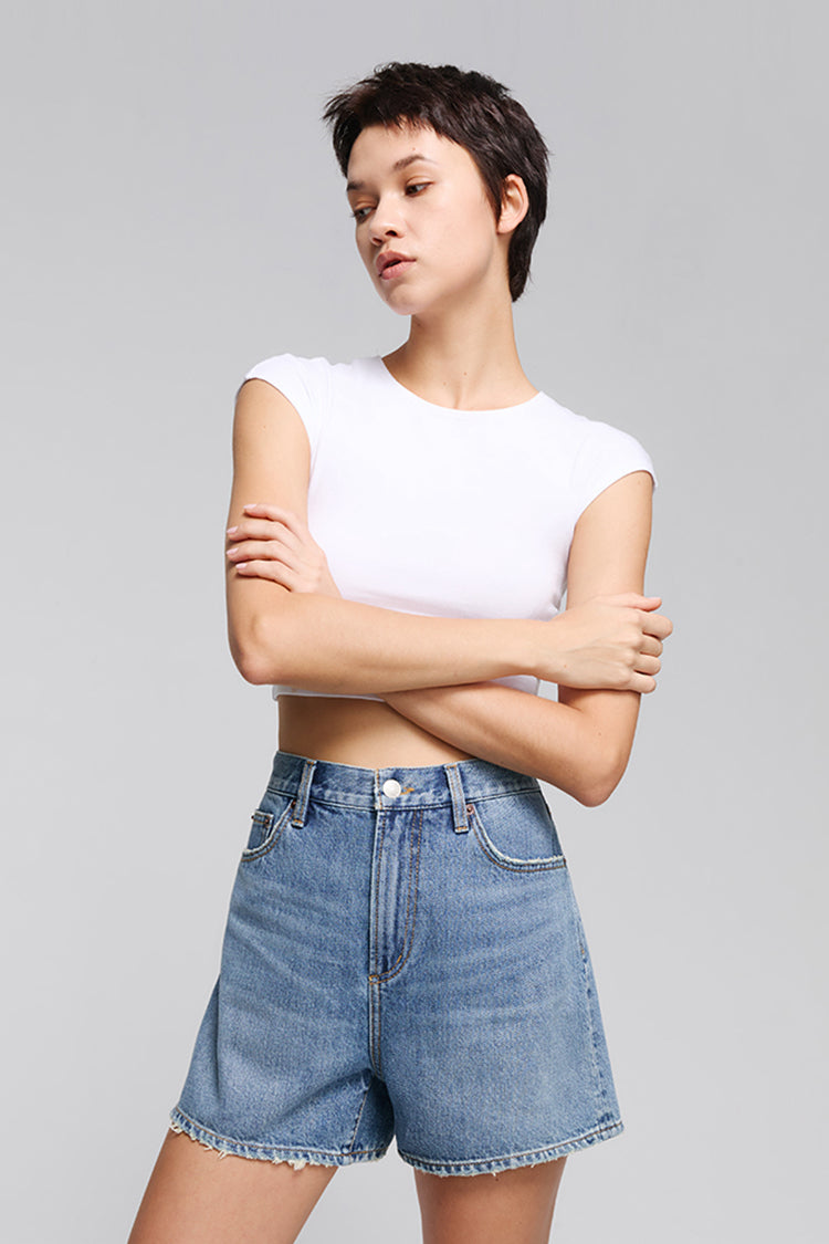 Hey Joanie Easy Buckle Shorts in Me, Myself, And I view 4 - Shorts 1 (bottom)