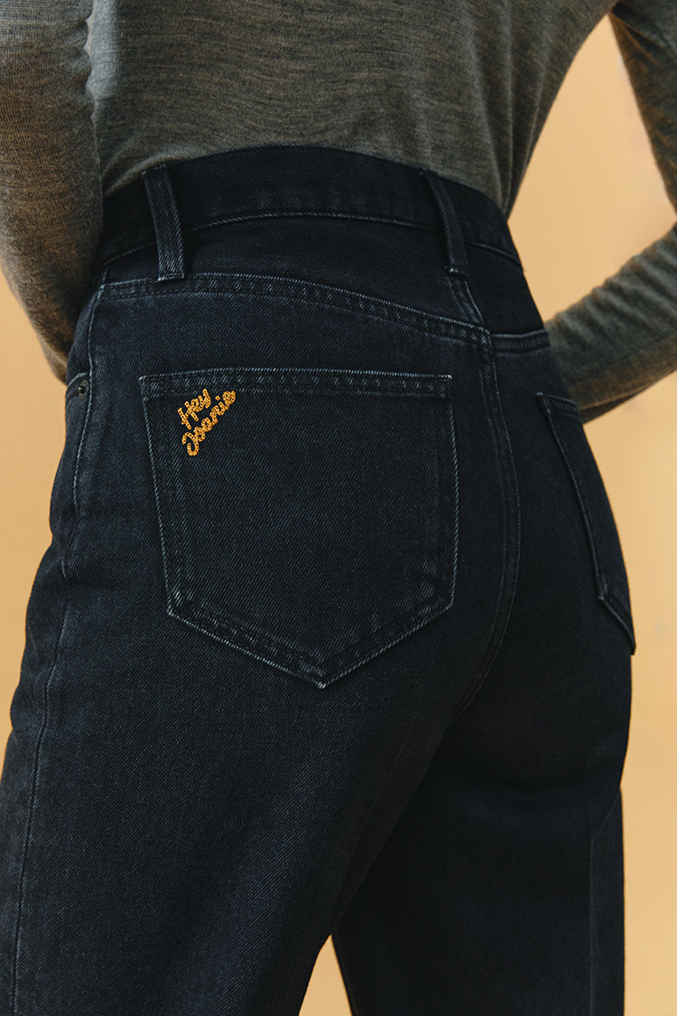 Hey Joanie Fifth Avenue Tapered Jeans in Little Liar view 19 - Hey Joanie Jeans Review (bottom)
