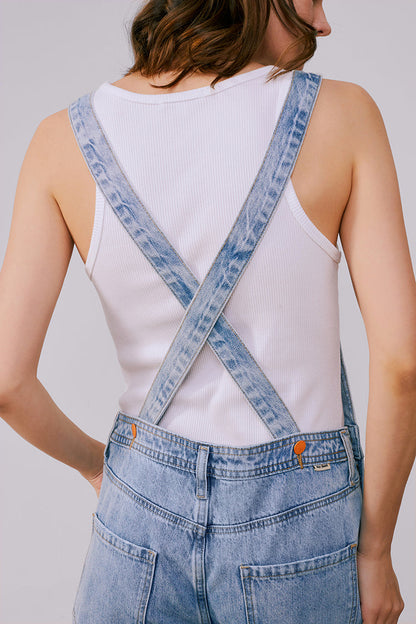 Hey Joanie Just for Fun Overalls in Light Blue view 6 (one-piece)