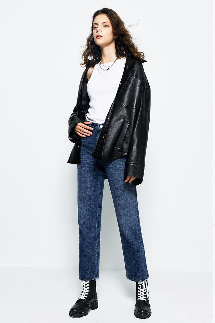 Hey Joanie Manhattan High Rise Straight Ankle Jeans in Dancing On My Own view 14 - High-Waisted - Hey Joanie Jeans Review