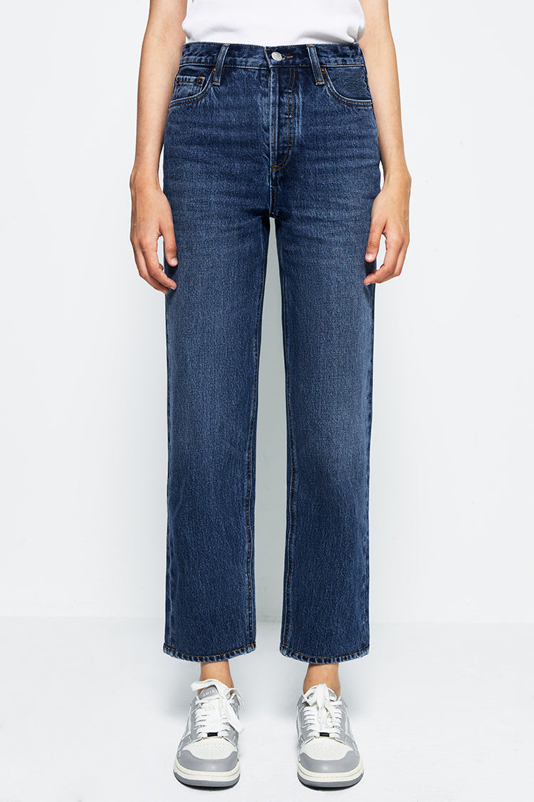 Hey Joanie Manhattan High Rise Straight Ankle Jeans in Born to Run view 15 - High-Waisted - Hey Joanie Jeans Review