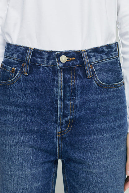 Hey Joanie Manhattan High Rise Straight Ankle Jeans in Born to Run view 17 - High-Waisted - Hey Joanie Jeans Review