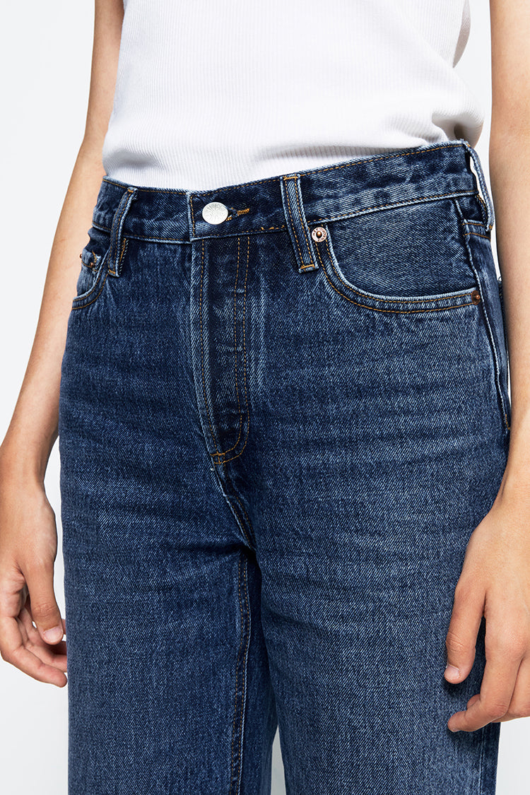 Hey Joanie Manhattan High Rise Straight Ankle Jeans in Born to Run view 18 - High-Waisted - Hey Joanie Jeans Review