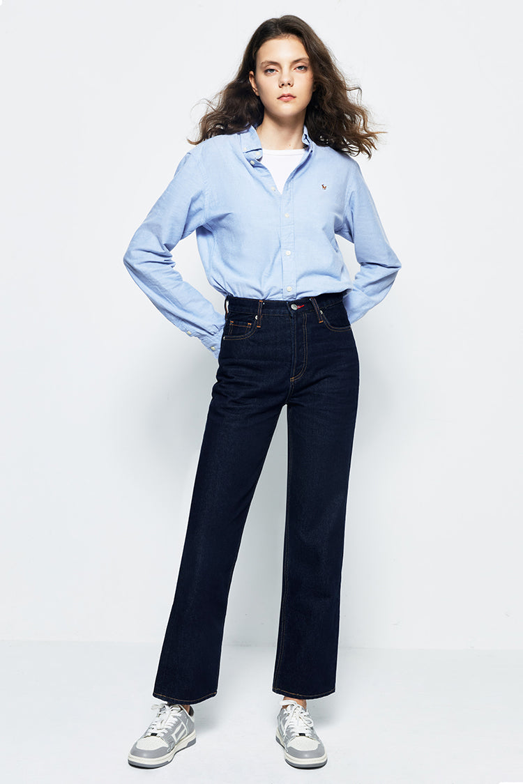 Hey Joanie Manhattan High Rise Straight Ankle Jeans in Born to Run view 21 - High-Waisted - Hey Joanie Jeans Review