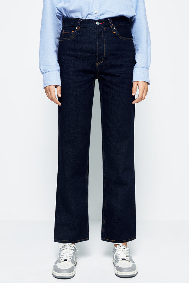 Hey Joanie Manhattan High Rise Straight Ankle Jeans in Born to Run view 25 - High-Waisted - Hey Joanie Jeans Review