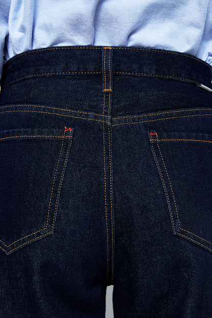 Hey Joanie Manhattan High Rise Straight Ankle Jeans in Light My Fire view 29 - High-Waisted - Hey Joanie Jeans Review