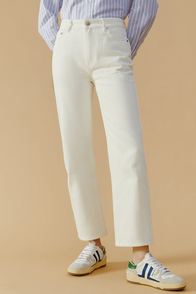 Hey Joanie Manhattan High Rise Straight Ankle Jeans in Dancing On My Own view 5 - High-Waisted - Hey Joanie Jeans Review