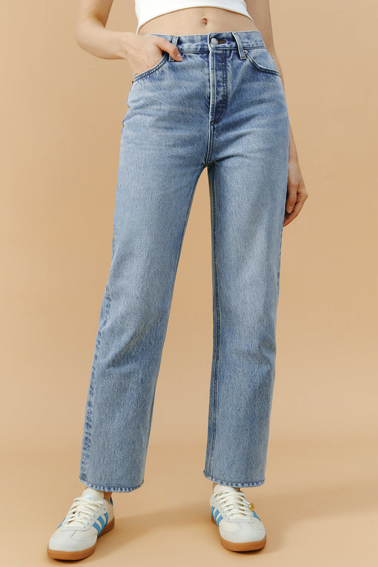Hey Joanie Manhattan High Rise Straight Ankle Jeans in Runaway view 5 - High-Waisted - Hey Joanie Jeans Review (bottom)