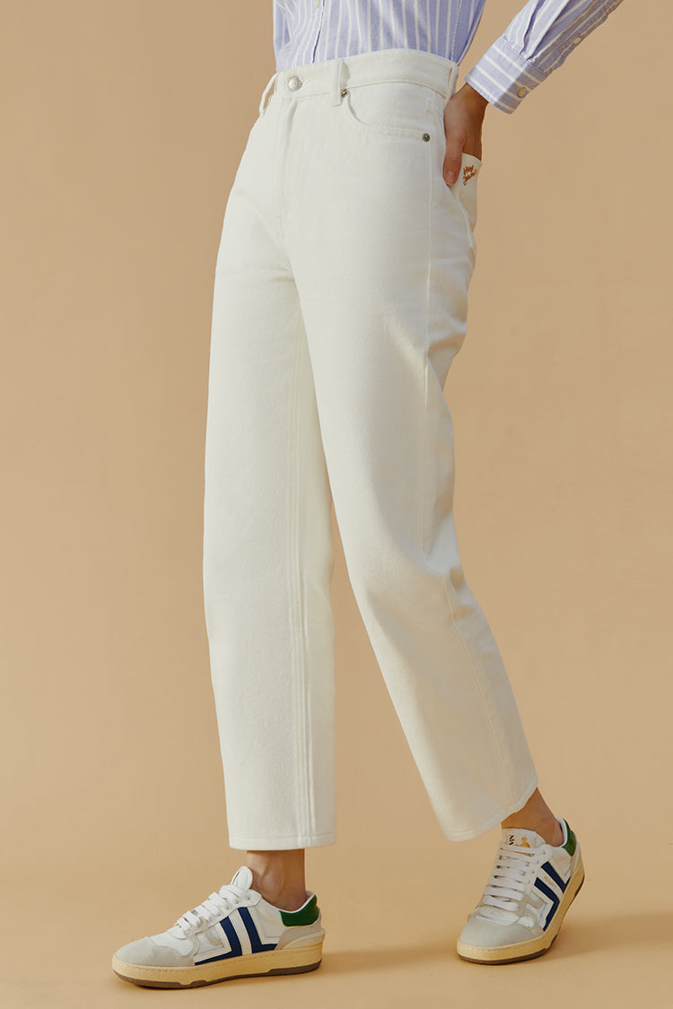 Hey Joanie Manhattan High Rise Straight Ankle Jeans in Dancing On My Own view 6 - High-Waisted - Hey Joanie Jeans Review