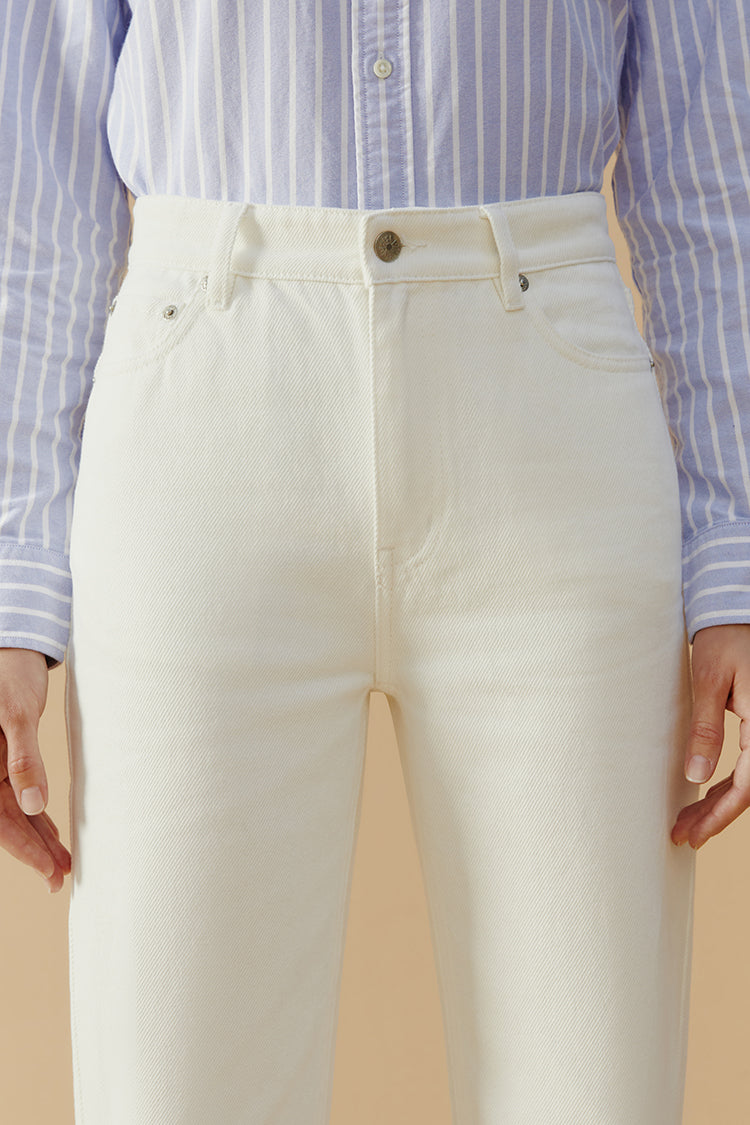 Hey Joanie Manhattan High Rise Straight Ankle Jeans in Dancing On My Own view 8 - High-Waisted - Hey Joanie Jeans Review