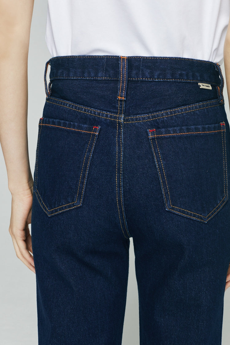 Hey Joanie Manhattan High Rise Straight Ankle Jeans in Light My Fire view 9 - High-Waisted - Hey Joanie Jeans Review