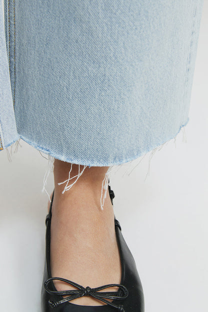 Hey Joanie Moon Curve Raw Hem Crop Jeans in Earth Angel view 10 - Hey Joanie Jeans Review (bottom)