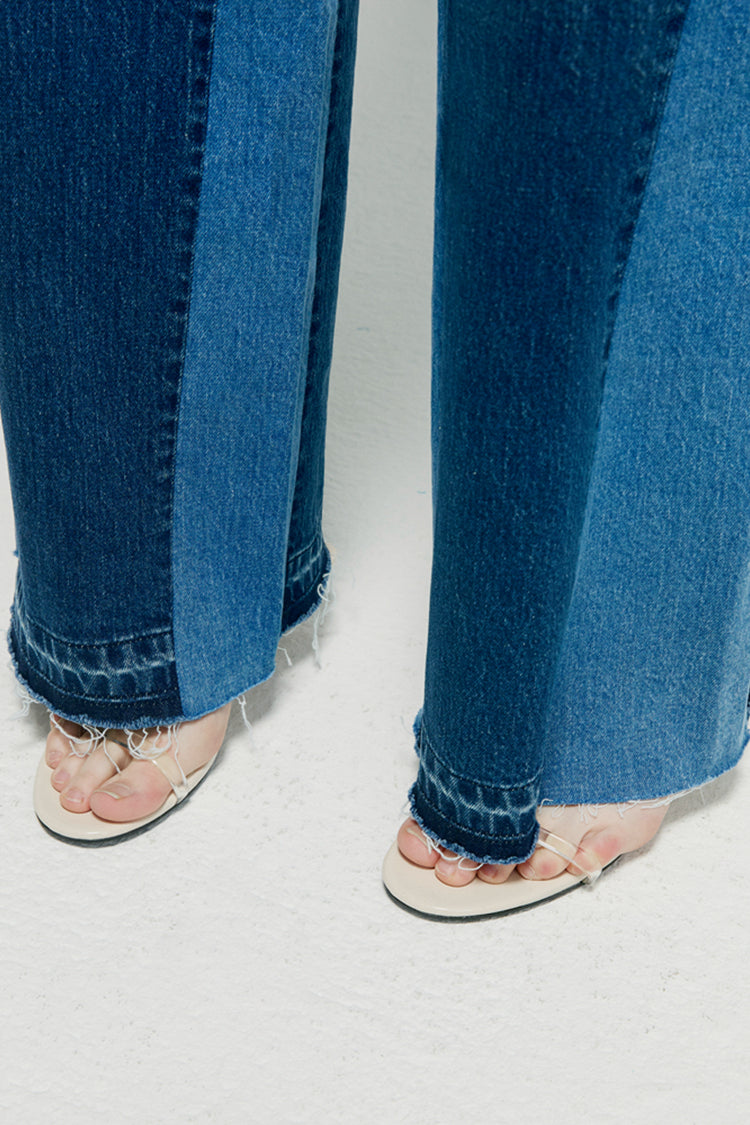 Hey Joanie Shadow Split Wideleg Jeans in Isn't Anything view 10 - Hey Joanie Jeans Review (bottom)