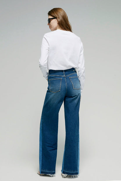 Hey Joanie Shadow Split Wideleg Jeans in Isn't Anything view 5 - Hey Joanie Jeans Review (bottom)
