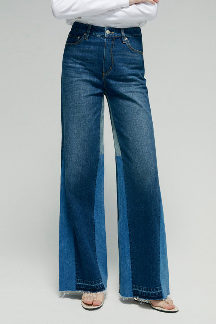 Hey Joanie Shadow Split Wideleg Jeans in Isn't Anything view 6 - Hey Joanie Jeans Review (bottom)